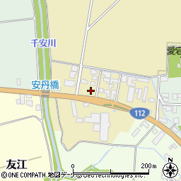 山形県鶴岡市安丹村上周辺の地図