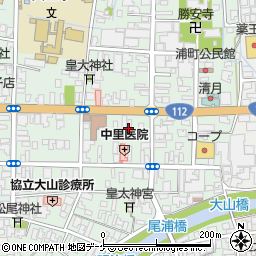 鶴岡信用金庫大山支店周辺の地図