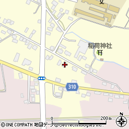 山形県新庄市金沢2190周辺の地図
