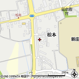 山形県新庄市松本343-6周辺の地図
