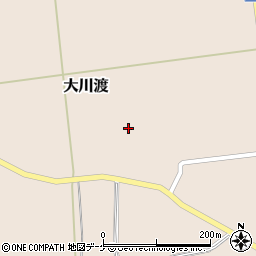 山形県鶴岡市大川渡（三社前）周辺の地図