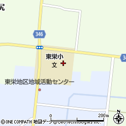 鶴岡市立東栄小学校周辺の地図