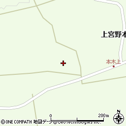 宮城県栗原市築館（上宮野大寺沢）周辺の地図