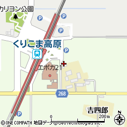 ニッポンレンタカーくりこま高原駅東口営業所周辺の地図
