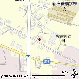 山形県新庄市金沢2176周辺の地図