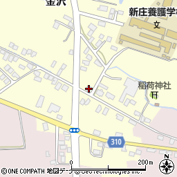 山形県新庄市金沢2171周辺の地図