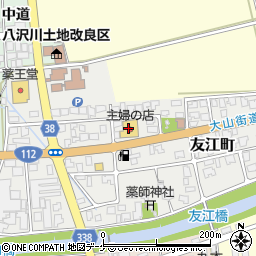 主婦の店鶴岡店大山店周辺の地図