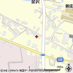 山形県新庄市金沢2199周辺の地図
