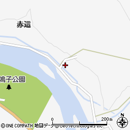 宮城県大崎市鳴子温泉赤這165周辺の地図