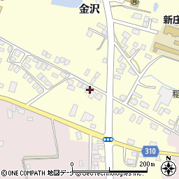 山形県新庄市金沢2200周辺の地図