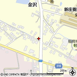山形県新庄市金沢2168周辺の地図