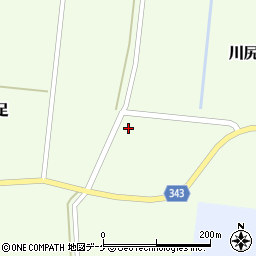 山形県鶴岡市川尻寺下周辺の地図