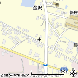 山形県新庄市金沢2165-1周辺の地図