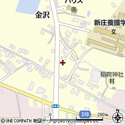 山形県新庄市金沢2167周辺の地図