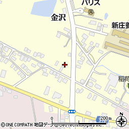 山形県新庄市金沢2165-3周辺の地図