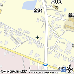 山形県新庄市金沢2163周辺の地図