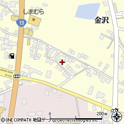 山形県新庄市金沢2155周辺の地図