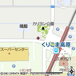 駅レンタカーくりこま高原営業所周辺の地図