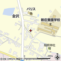山形県新庄市金沢1961周辺の地図
