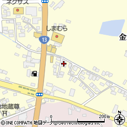 山形県新庄市金沢2149周辺の地図