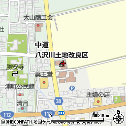 山形県鶴岡市大山中道92周辺の地図