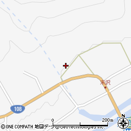 宮城県大崎市鳴子温泉（末沢西）周辺の地図