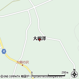 宮城県登米市石越町東郷大根澤周辺の地図