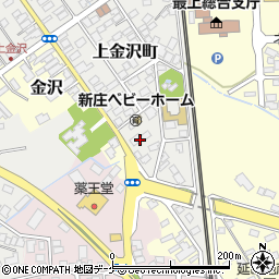 山形県新庄市上金沢町13周辺の地図