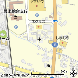 山形県新庄市金沢2126周辺の地図