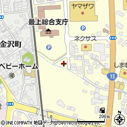 山形県新庄市金沢2128周辺の地図