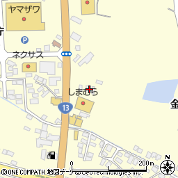 山形県新庄市金沢2002周辺の地図