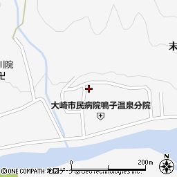 大崎市社会福祉協議会鳴子デイサービスセンター周辺の地図