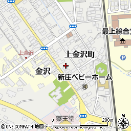 山形県新庄市上金沢町8周辺の地図