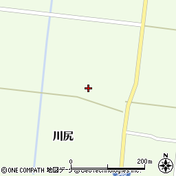 山形県鶴岡市川尻新田周辺の地図