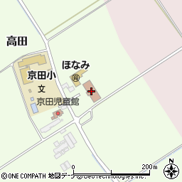 鶴岡市京田コミュニティ防災センター周辺の地図