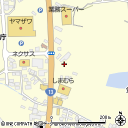 コマツ山形株式会社　新庄支店周辺の地図
