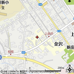 山形県新庄市金沢2323周辺の地図