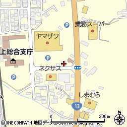 山形県新庄市金沢2018周辺の地図