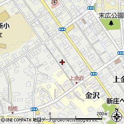 山形県新庄市上金沢町7周辺の地図