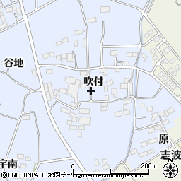 宮城県栗原市志波姫八樟吹付周辺の地図