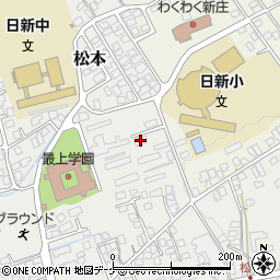 日新放課後児童クラブ周辺の地図