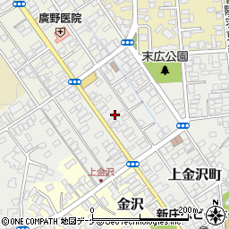 山形県新庄市上金沢町5周辺の地図