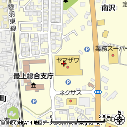 軽食ひまわり ヤマザワ新庄店周辺の地図