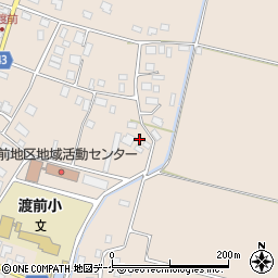 山形県鶴岡市渡前中屋敷106周辺の地図