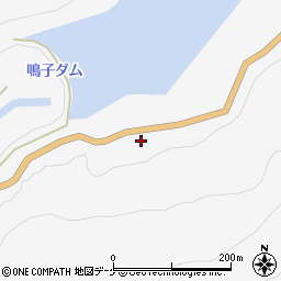 東北地方整備局鳴子ダム管理所周辺の地図