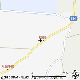 山形県最上郡最上町月楯77周辺の地図