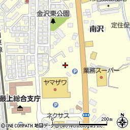 山形県新庄市金沢1858周辺の地図