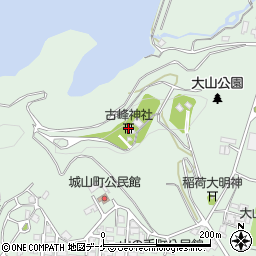 古峰神社周辺の地図