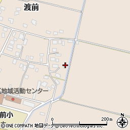 山形県鶴岡市渡前中屋敷128周辺の地図