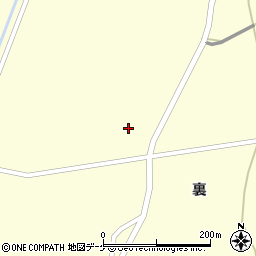 宮城県登米市中田町上沼（新茶畑下）周辺の地図